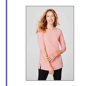 J. Jill Luxe Supima Forward Seam Tunic